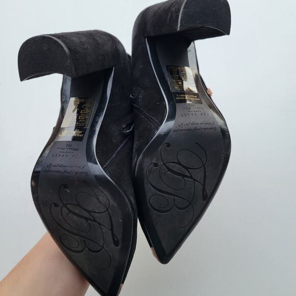 Ted Baker Women's Qatena Suede Pointed Toe High-Heel Booties size 39.5 8.5 - Picture 14 of 15